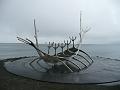 P1030867- Drakkar viking en metal a Reykjavik